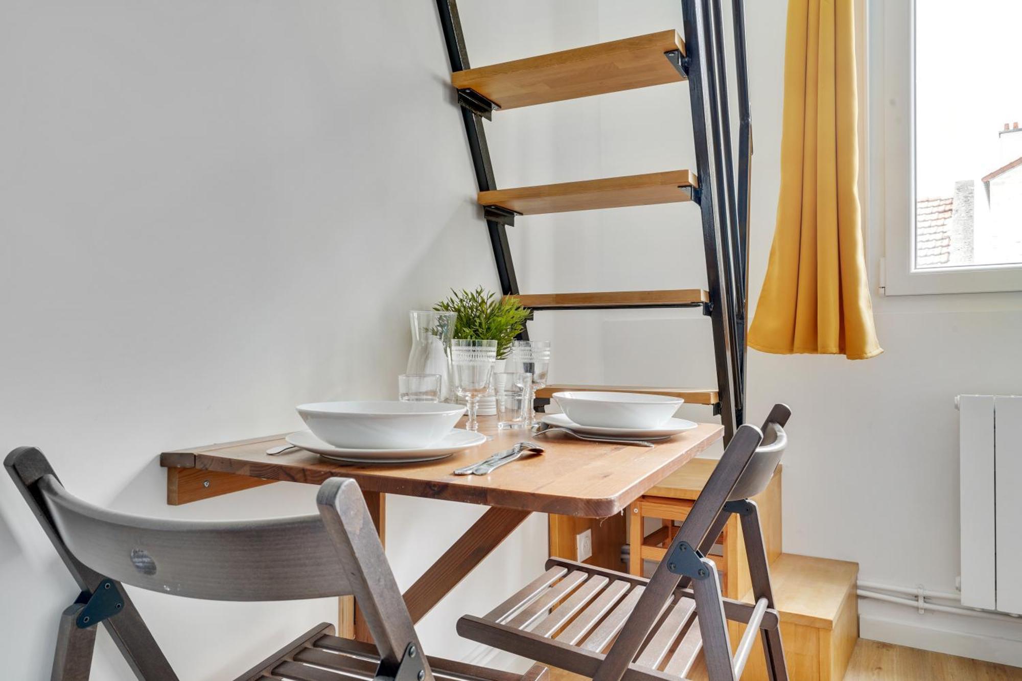 Studio Avec Mezzanine - Wifi - Proche Paris 蒙特勒伊 外观 照片